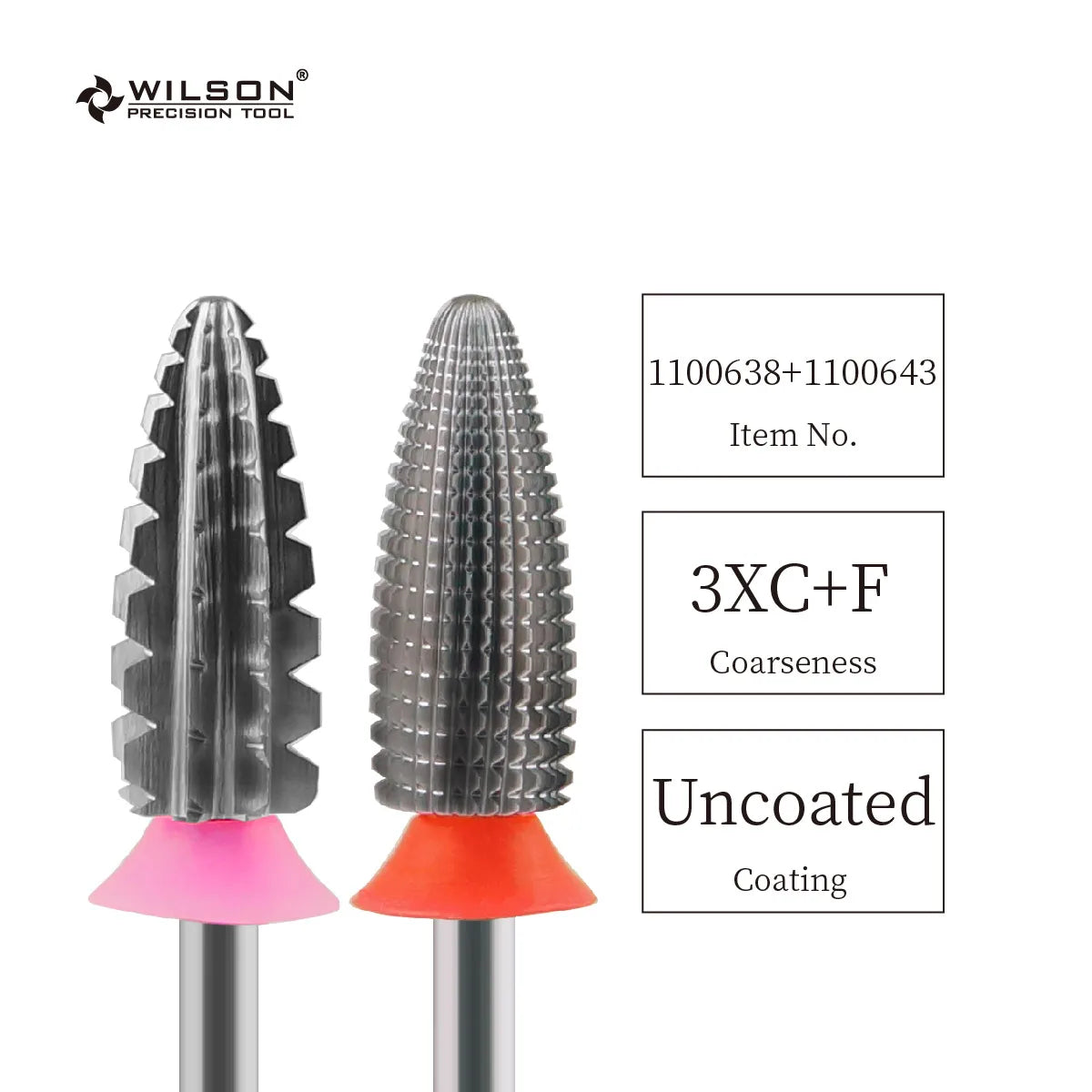WILSON Typhoon Bits(2 Way)-Tools Nails Cutters for manicure Drill Bits nails accessories remove hard gel