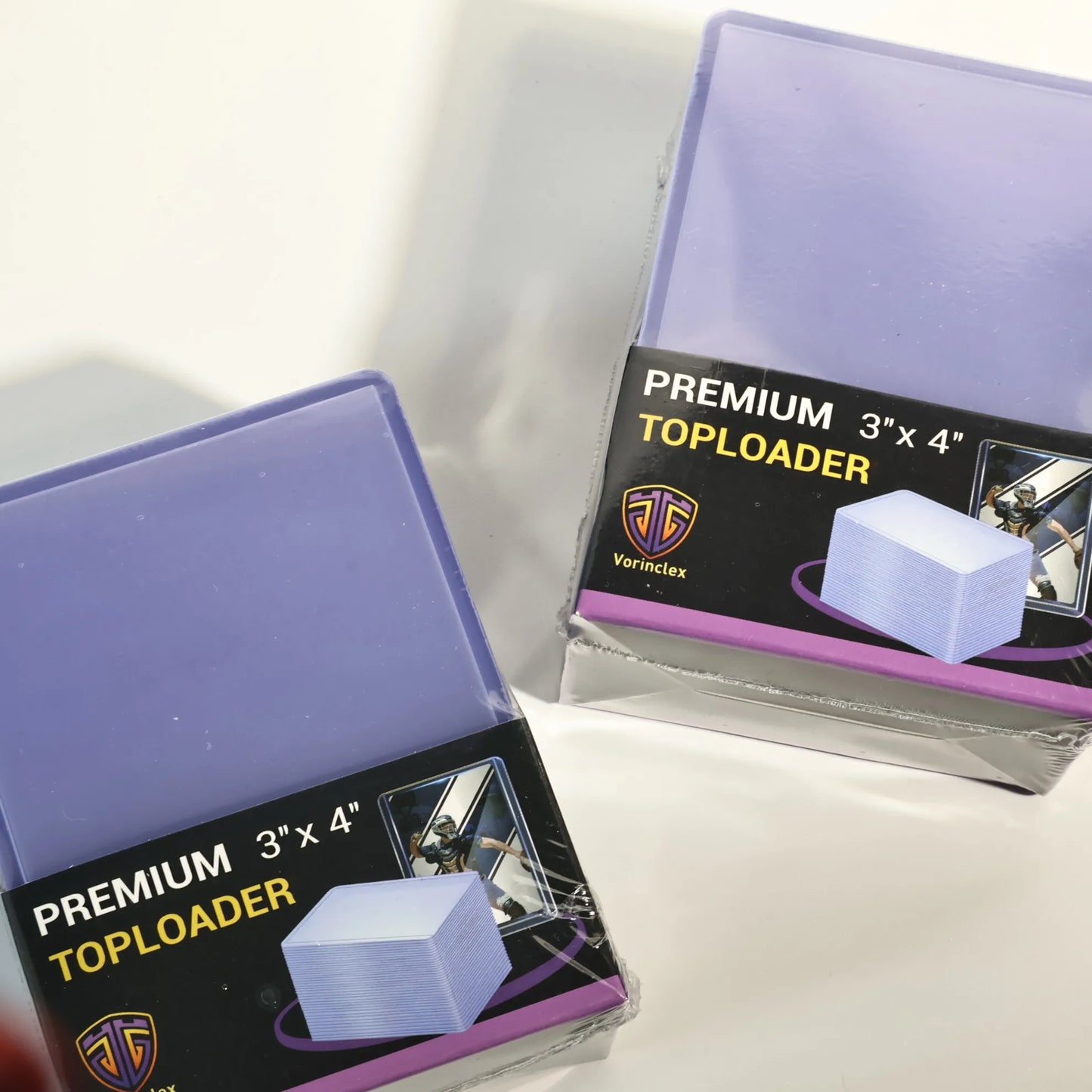 35PT Premium Toploader Card for Trading Sports Football and Game Cards 25pcs/100pcs Premium Clear Sleeves Card Holders