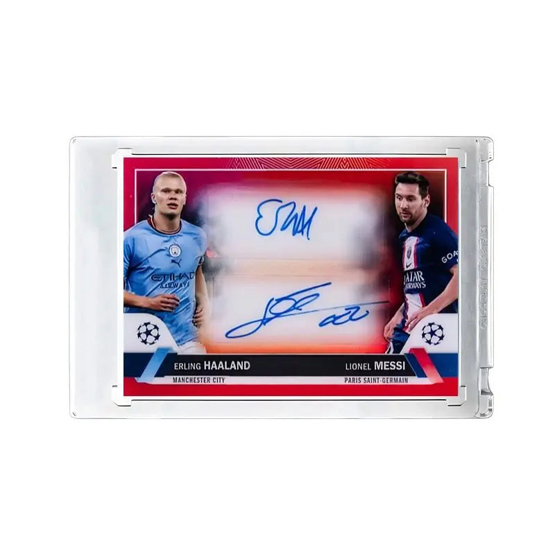 New DIY All-Star Soccer Cards Set Featuring Messi Ronaldo & Mbappé Ultimate Birthday Gift Box for Football Boys Collection Card