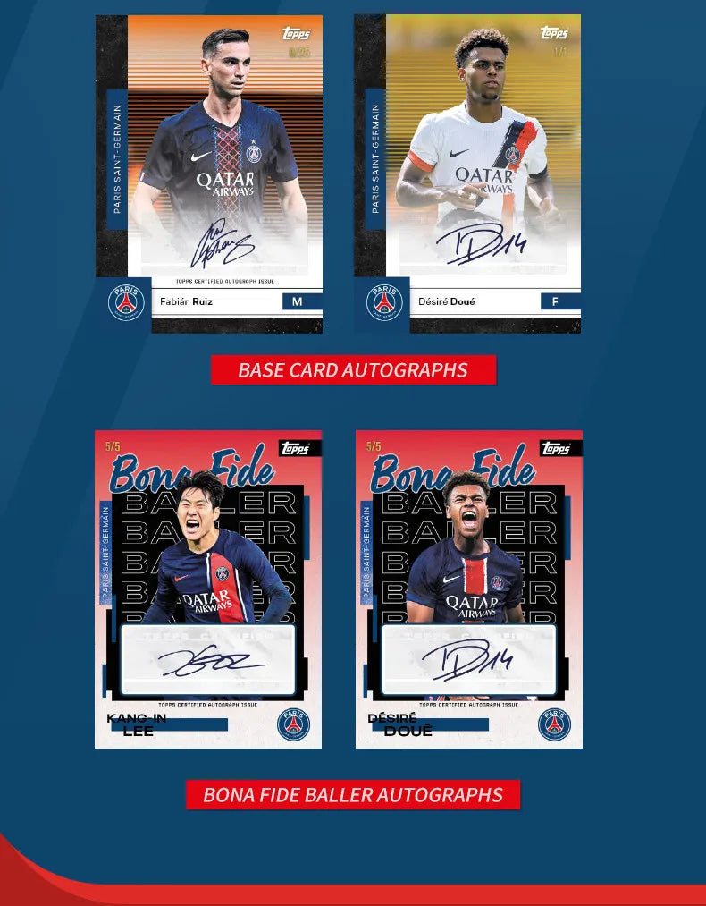 25-26 Topps Team Set Football Team Sports Trading Card Collectible Card Real Madrid Boys Designer Toys Surprise Holiday Gift