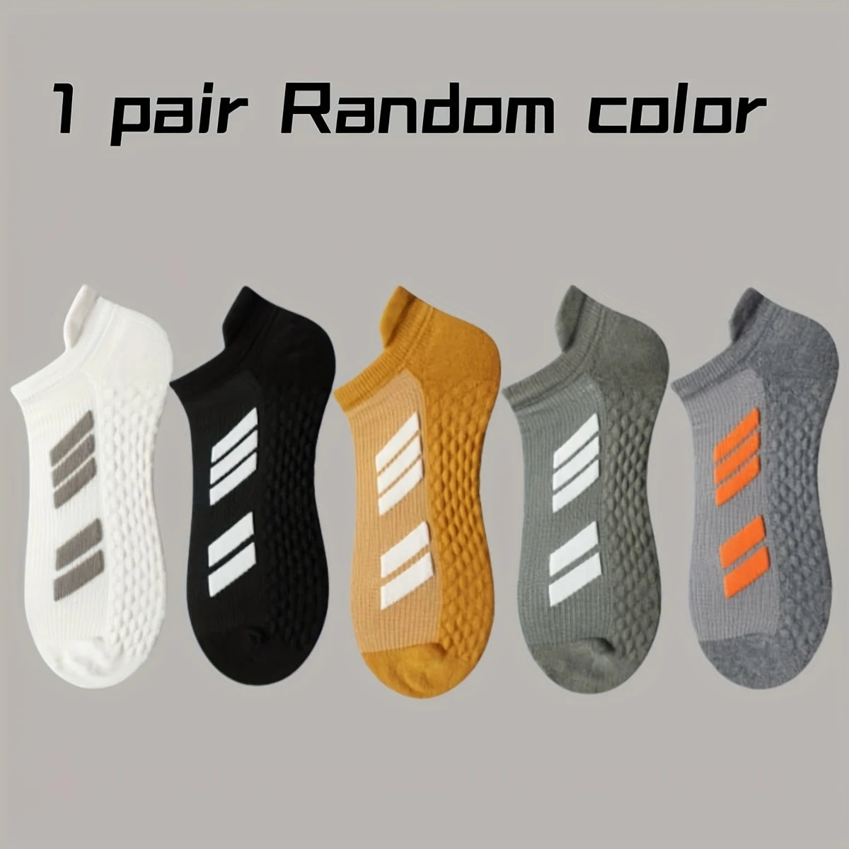 Sports Socks Men's Women's Large Size, Striped Design, Spring Summer, Thin Running Socks, Breathable, Fitness Hiking Socks