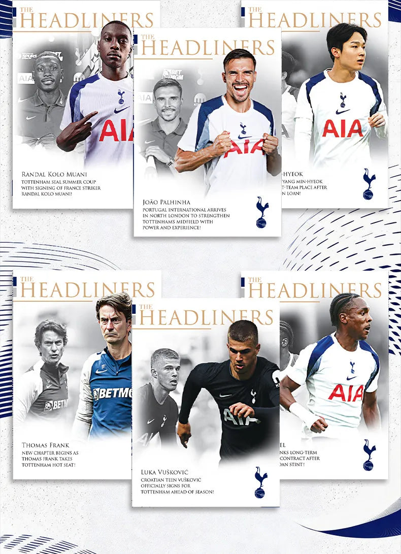 Genuine Futera 2025-26 Headliners Release 1 Soccer Trading Cards Official Licensed Collectible Football Cards Premium Gift Fans