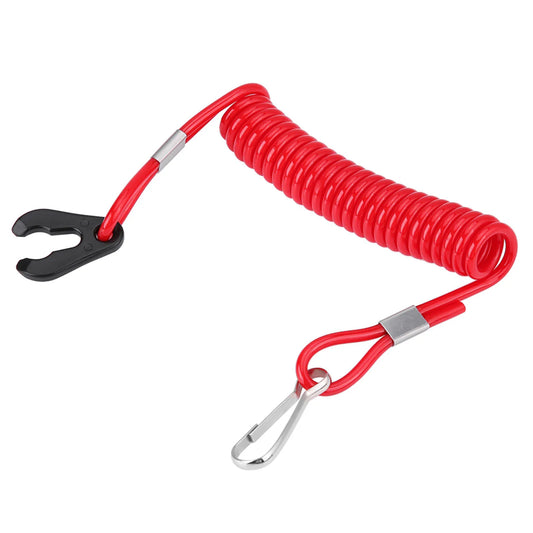 Boat Engine Kill Stop Switch Emergency Stop Switch Safety  Lanyard Rope Universal For Motorboat And Outboard Motors