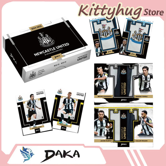 Daka The 2025-26 Season Newcastle United Football Club Sports Trading Card Top Audience Pop Culture Toys Boy'S Surprising Gift