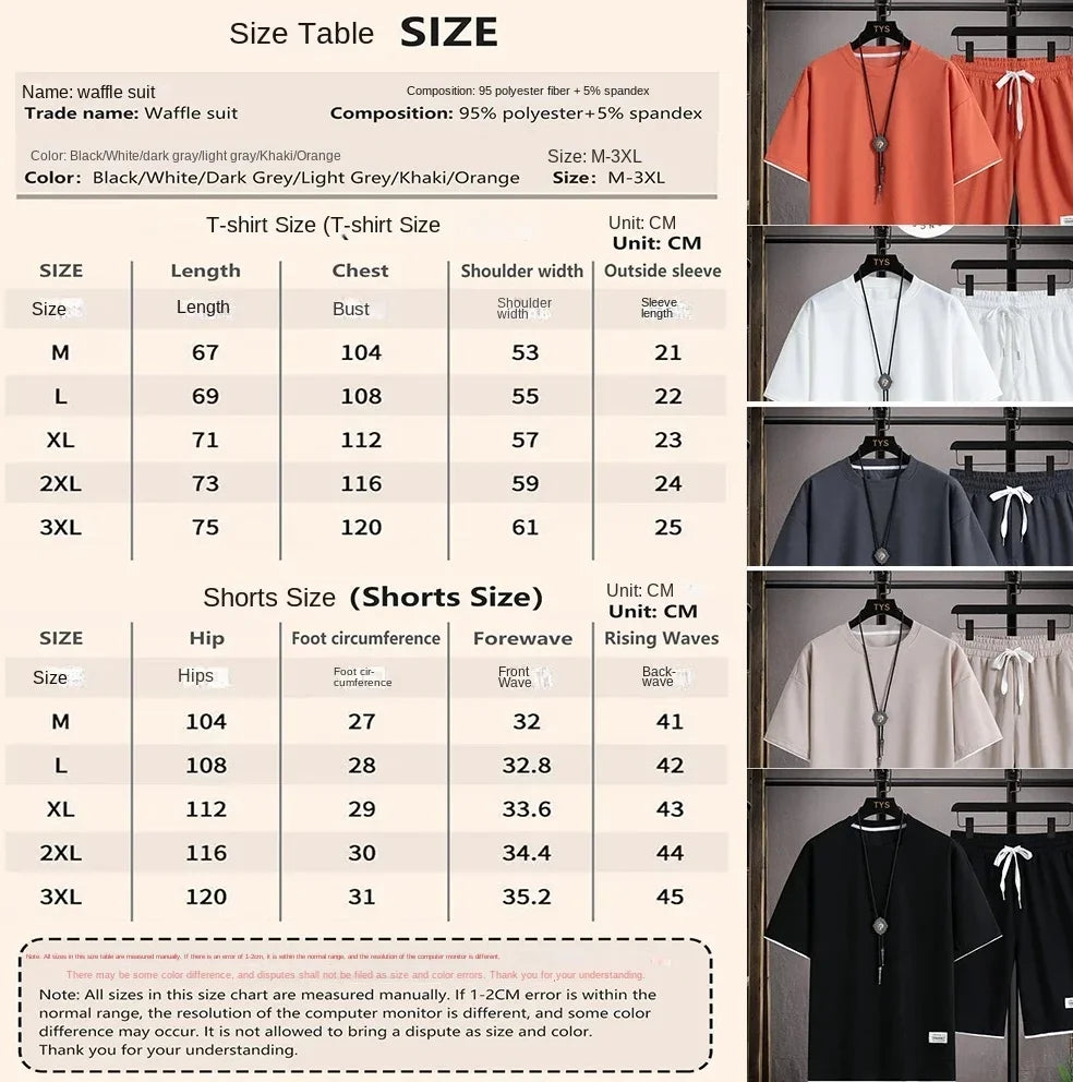 Summer hot selling men's sports set JORDAN printed casual T-shirt+shorts two-piece running set breathable and comfortable