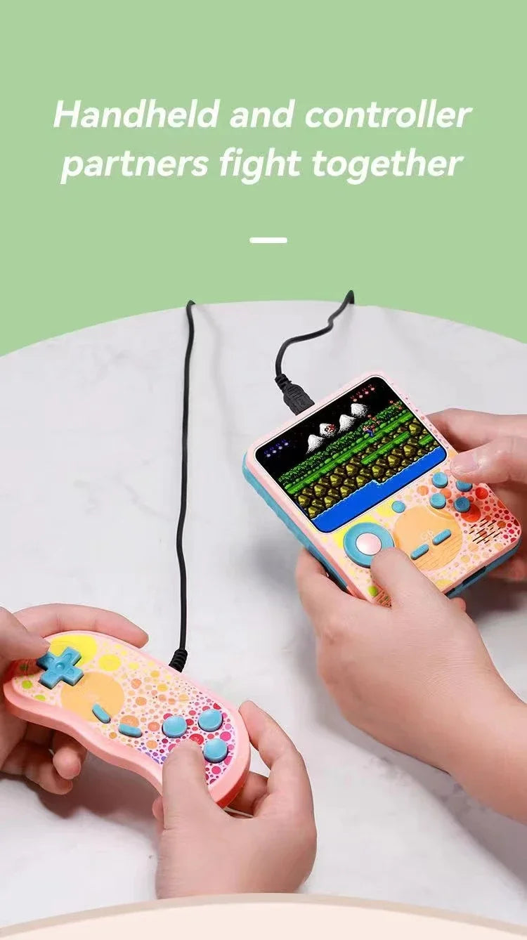 G6 Game Console 3.5 Inch Screen Handheld Portable Support 2 Players Video Gaming Machine for Kids