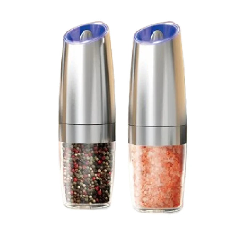 Electric Automatic Salt and Pepper Grinder Set Gravity-sensing Grindering Set Spice Mill Adjustable Spices Grinder Kitchen Tools