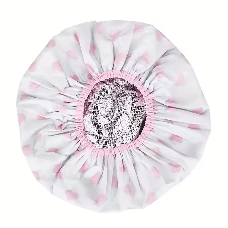 Thickened hair care cap for deep conditioning, suitable for shower spa - the perfect hair care cap for hairdressers' daily home