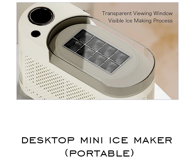 Small Ice Maker Mini Convenient Home Dormitory Office Camping Portable Ice Automatic Ice Making Box ice machine 110V/220V