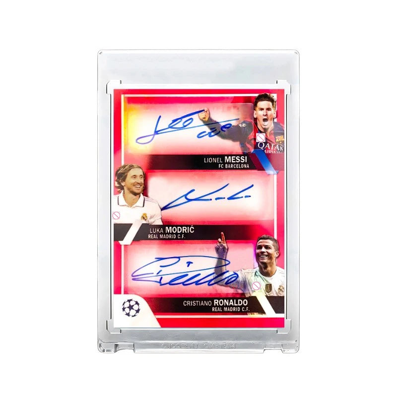 DIY Replica Signed Star Card 1/1 Gold Nugget Football Theme Homemade Birthday Gift for Boys Unique Collectible Card