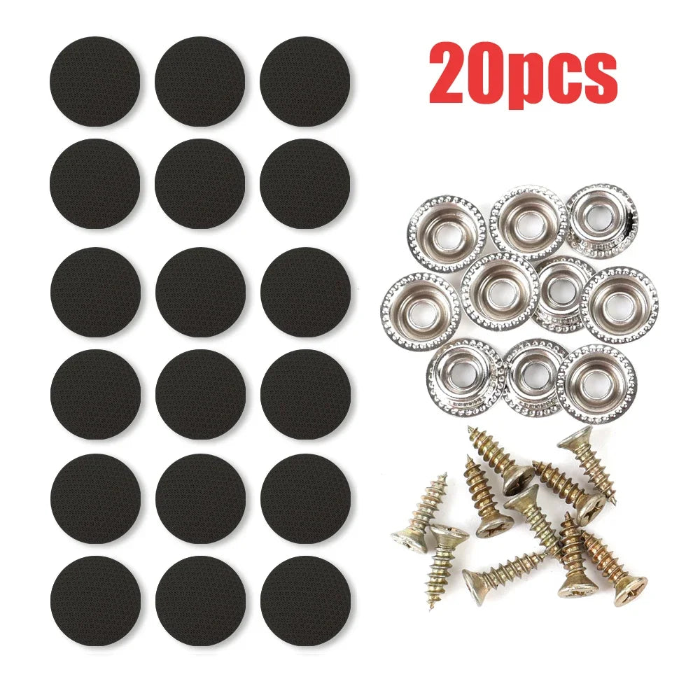 Car Interior Roof Fixing Buckles Screw Set Headliner Cloth Fabric Rivets Retainer Buckle Fastener Auto Accessories