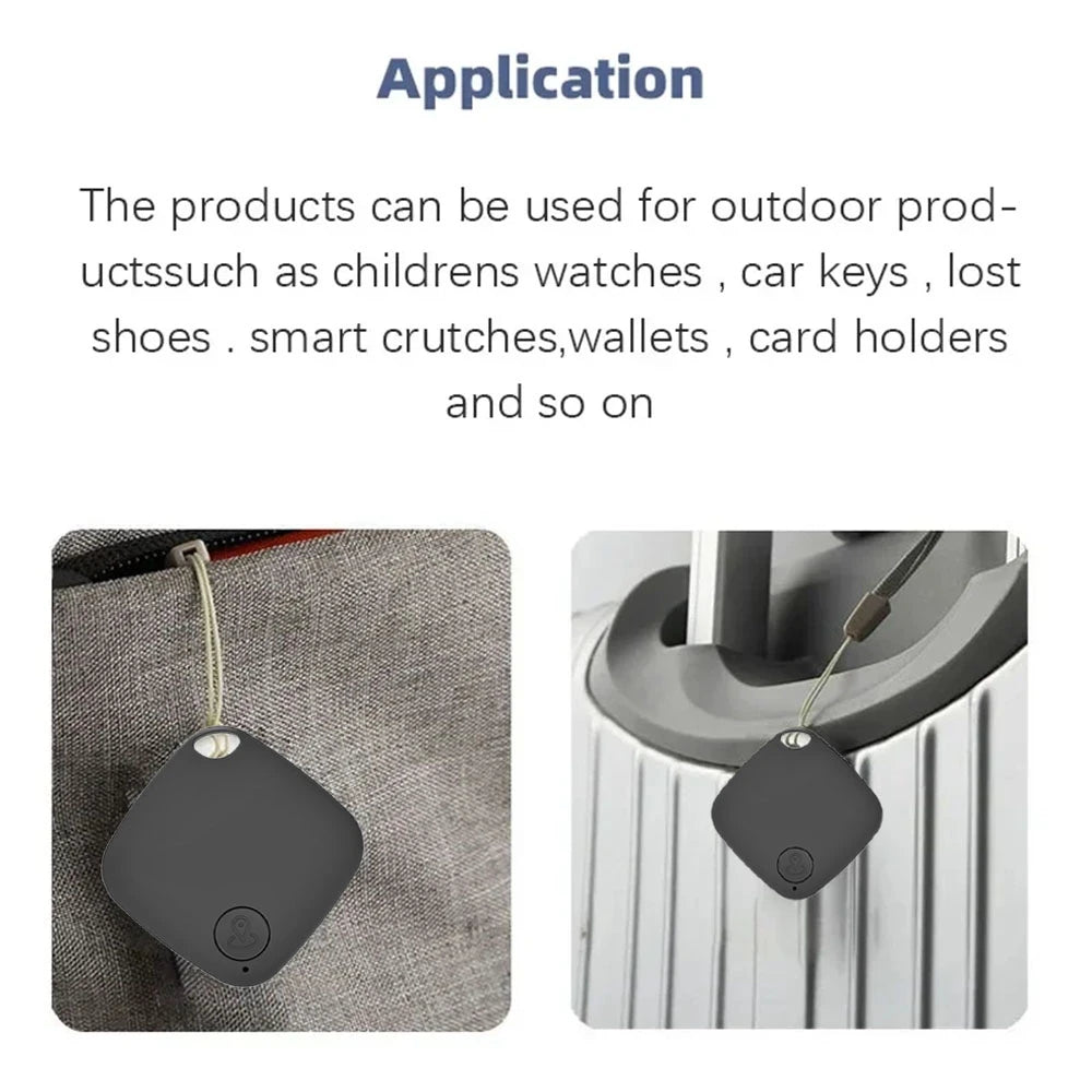 Smart Anti-Lost Bluetooth GPS Tracker Tag Compatible with Android & iOS Locator for Car Keys Pet Finding