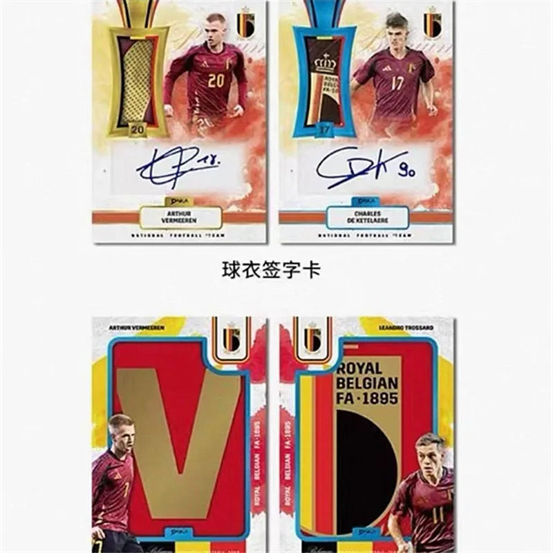 Daka 2025 Season Official Belgian Football National Team Star Card Legendary Player Signature Card Fan Collectibles Gifts