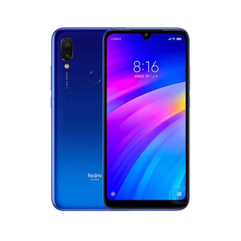 Global firmware Xiaomi Redmi 7 smartphone Dual Camera Dual SIM Solt Cellphone Android  used phone