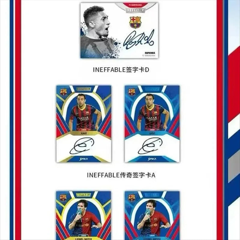 Official Authentic 2025 DAKA FC Barcelona Football Star Cards Rare Collection Signature Card Essential for Fans To Collect
