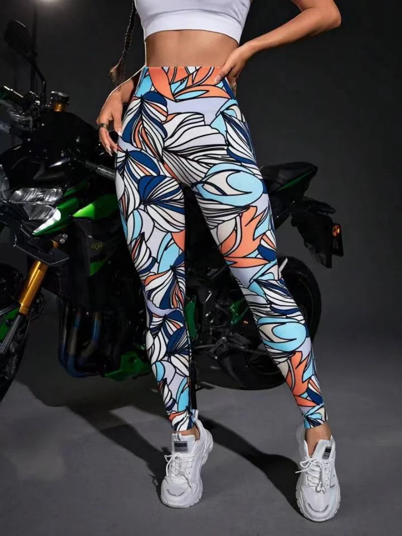 New 3D Print Tie Dye Sports Pants Women Seamless  Leggings High Waist Fitness Push Up Leggings Gym Clothing Workout Tights