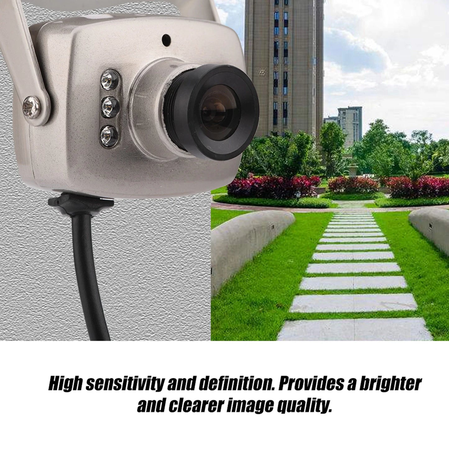 IR cemera Mini 6LED Wired CMOS CCTV Security Camera Night Vision Digital Video Camera PAL/NTSC mini security camera cctv camera