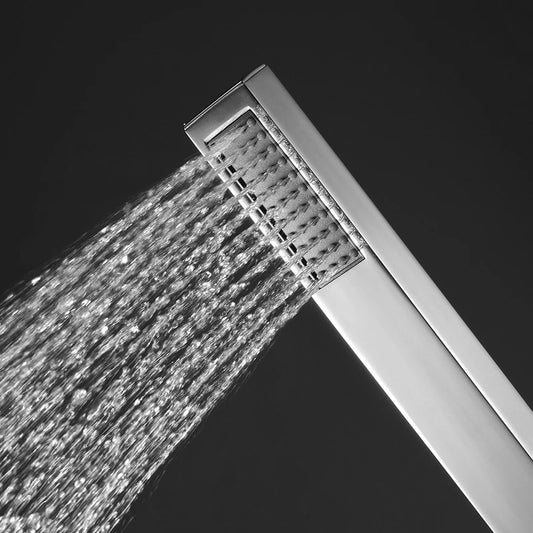 Bourdillat Bathroom Stainless steel Hand Shower Hand Held Shower Head Wall Mounted Bracket Handheld Shower Head