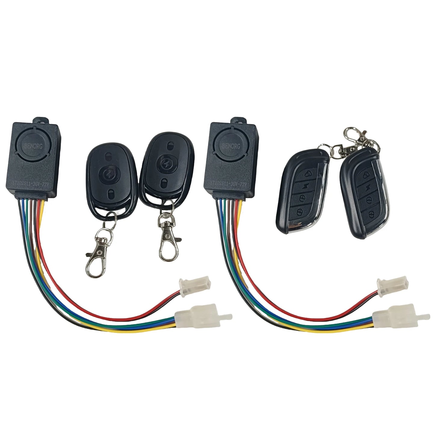 Anti-Theft E-bike Alarm System Electric Scooter Security Remote Control Alert for Cycling Vehicle Accessories