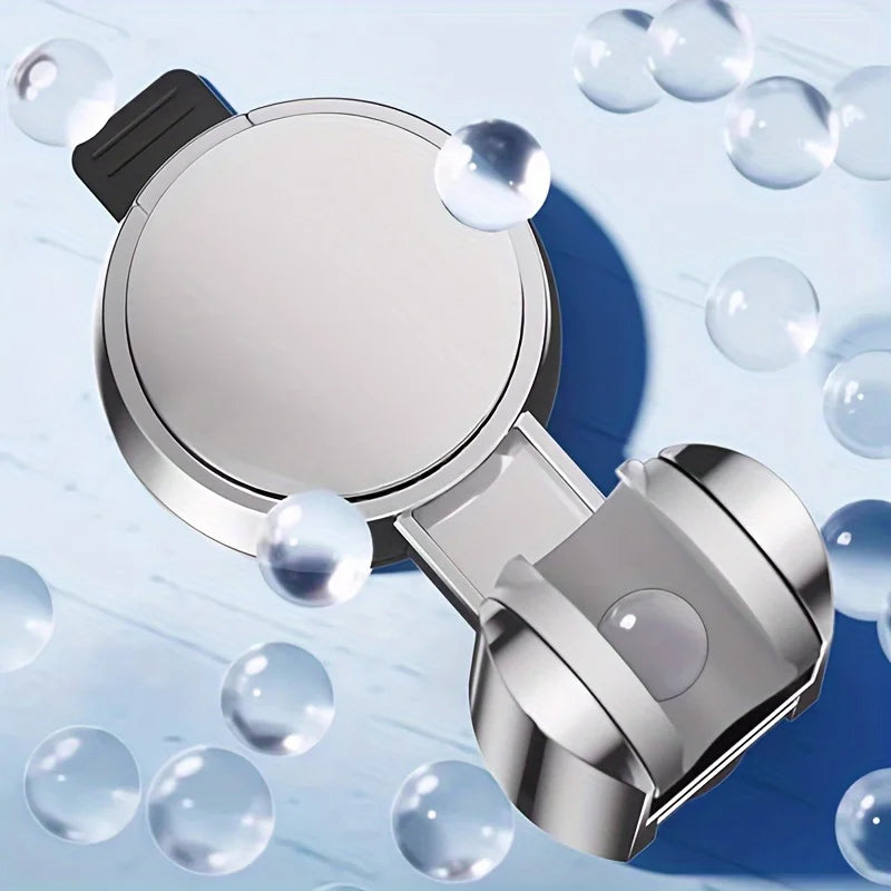 Bath Shower Holder Support Mural Douche Suction Cup Adjustable Handheld Wall Mounted Large Shower Head Supports Relocatable