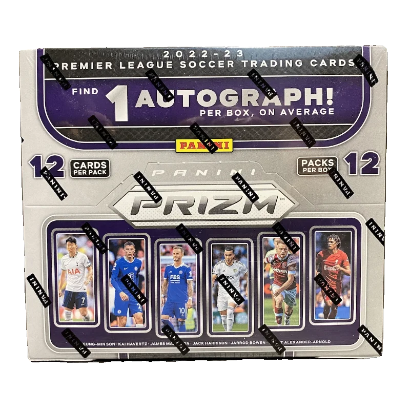 Genuine Panini Soccer Football Trading Cards UEFA Champions League Premier La Liga Serie A Bundesliga World Cup Booster Box Gift