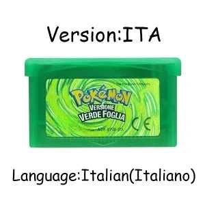 USA/EUR/ESP/ITA/NOE/FRA Pokemon Series Video Game Cartridge Pokemon Emerald FireRed LeafGreen Ruby Sapphire for GBA