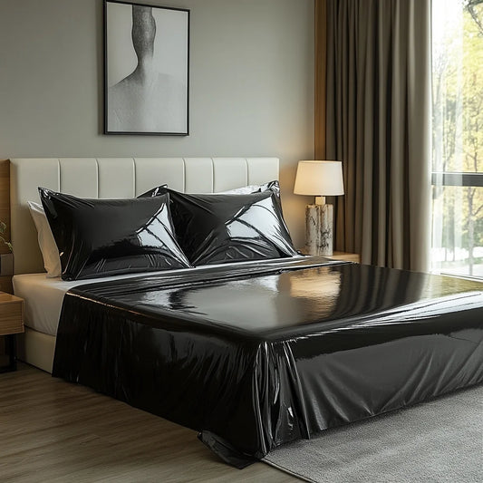3pc bedding set - 1 bed sheet +2 PU pillowcases,comfortable all year round,waterproof  machine washable, suitable couple bedding