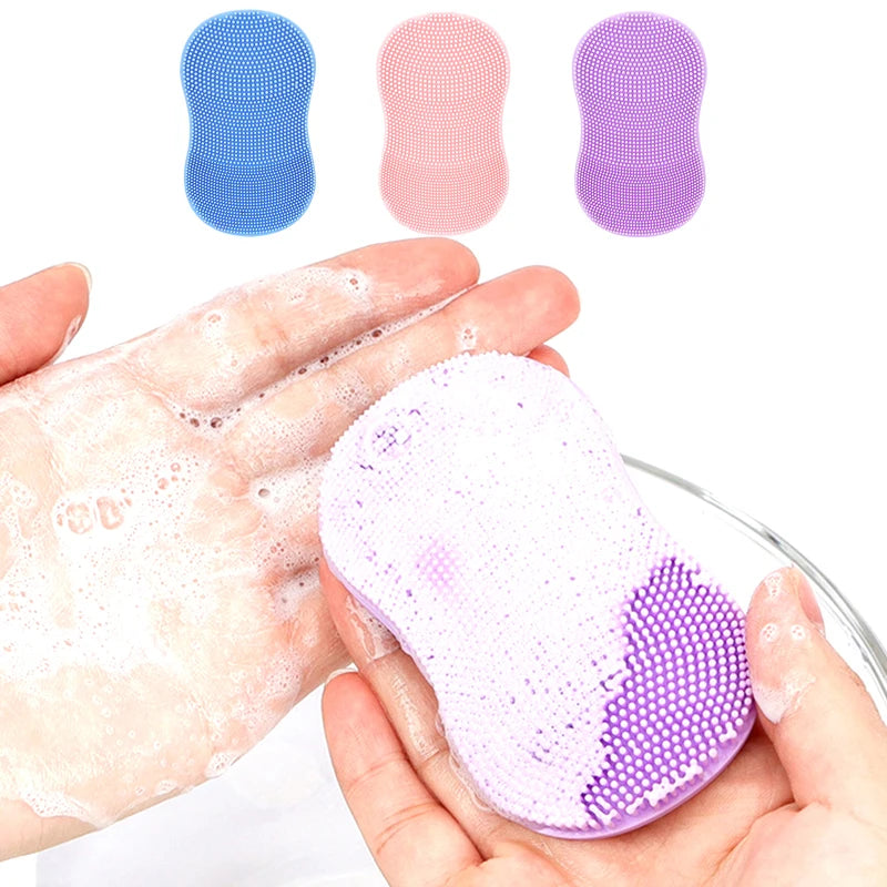 Face Cleansing Brush Facial Massager Skin Care Scrub Cleanser Tool Mini Beauty Tool Soft Deep Cleansing Exfoliator