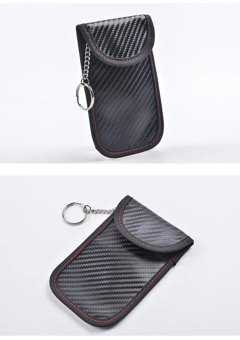 1Car Key Signal Shielding Box Faraday Cage Remote Control Package Keyless Rfid Shielding Package Car Accessories