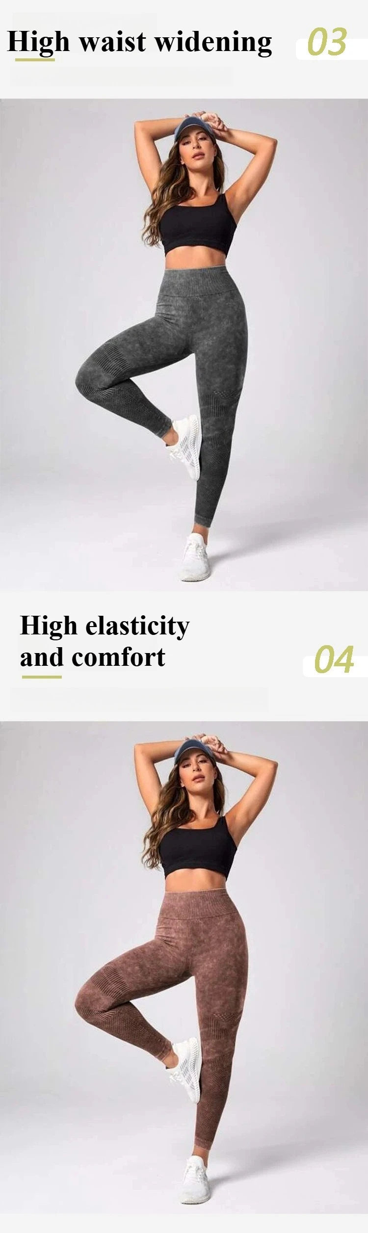 Ladies' Summer Quick Dry Yoga Leggings Gym Running High Waist Butt Liftting Fashion Slim Tights Elastic Seamless Leggings
