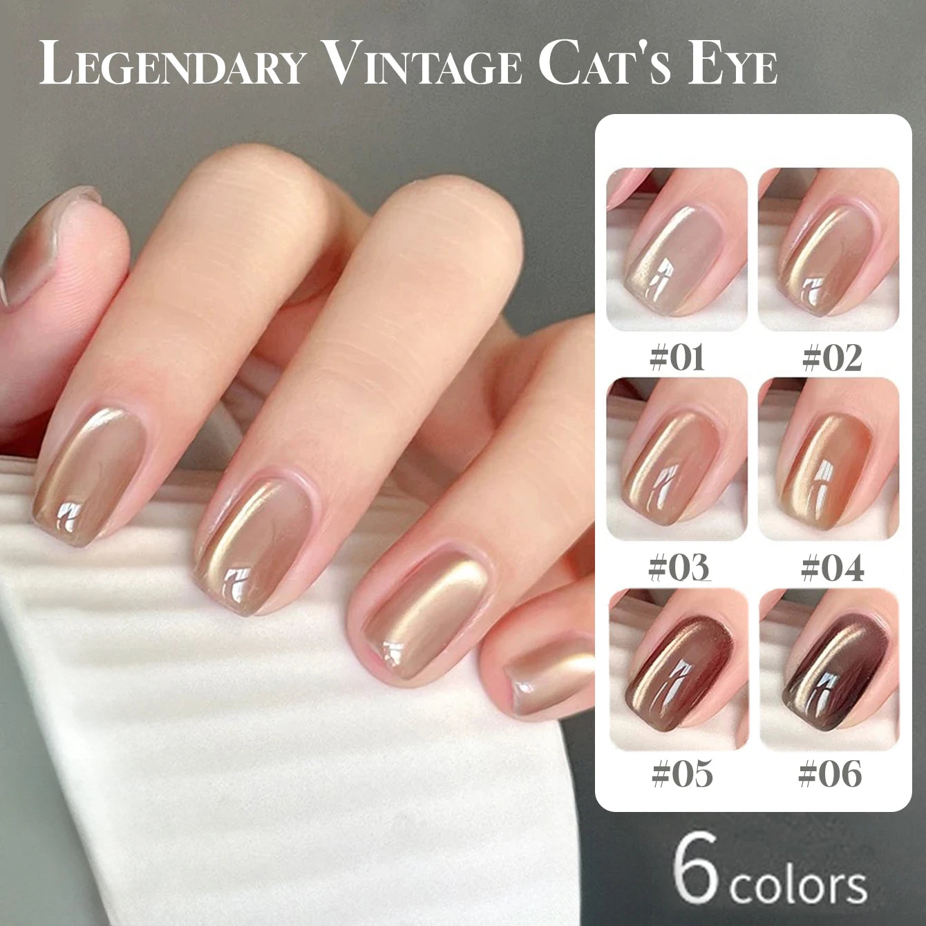 MIANEL 12ML Red Ocean Cat Eye Gel Nail Polish 2026 Top Selling Red Color Flash Glass Beads Cat Magnetic Gel Red Nails 1-9pcs