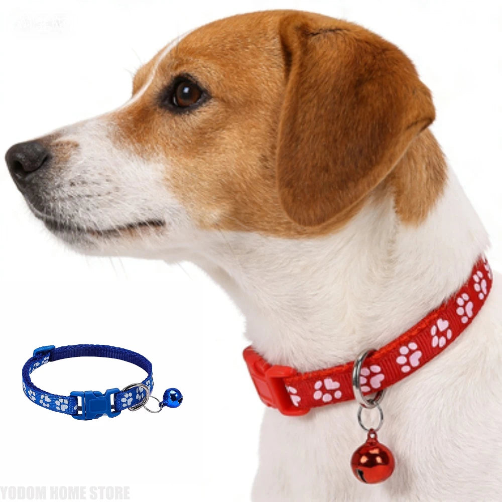 Pet Collar Universal for Cats and Dogs, Adjustable Size, Cute Pattern, Sturdy and Durable Small Cat and Dog Collar