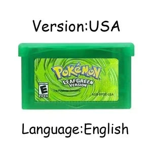 USA/EUR/ESP/ITA/NOE/FRA Pokemon Series Video Game Cartridge Pokemon Emerald FireRed LeafGreen Ruby Sapphire for GBA