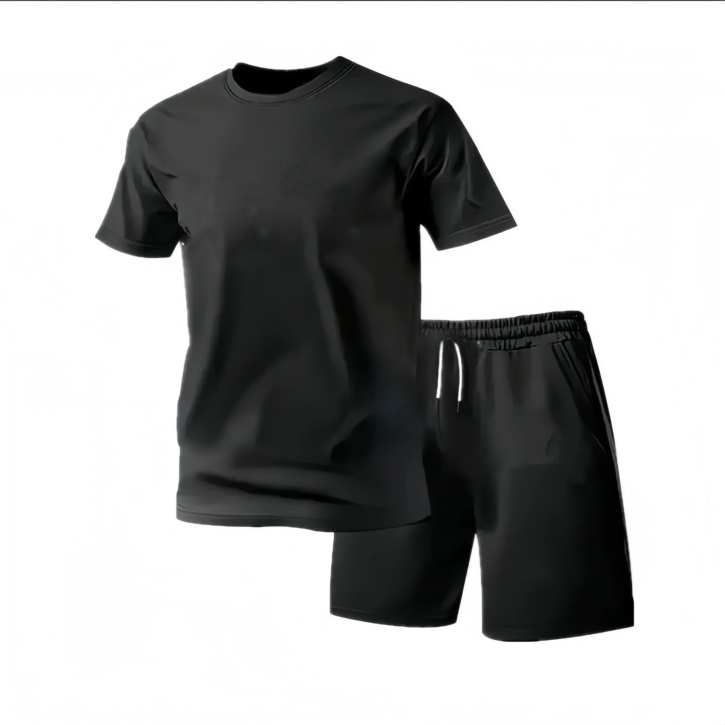 Men's Two-piece Sportswear Short Sleeved T-shirt and Pants Set Running and Fitness Sportswear 2026 Summer Big Discount
