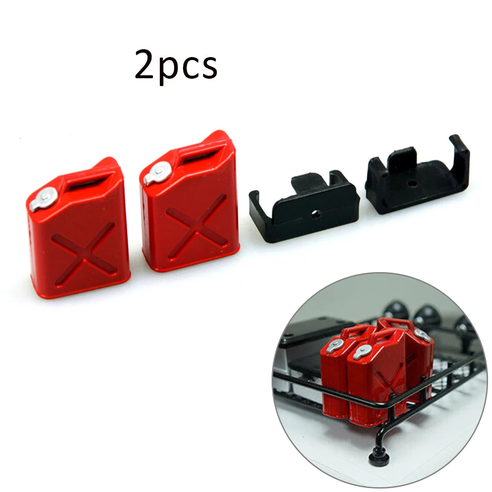 1:10 Scale Accessories Simulated Decoration Tools Shovel Fire-Extinguisher Oil Drum for RC Crawler Car TRX4 SCX10 Mini Toys