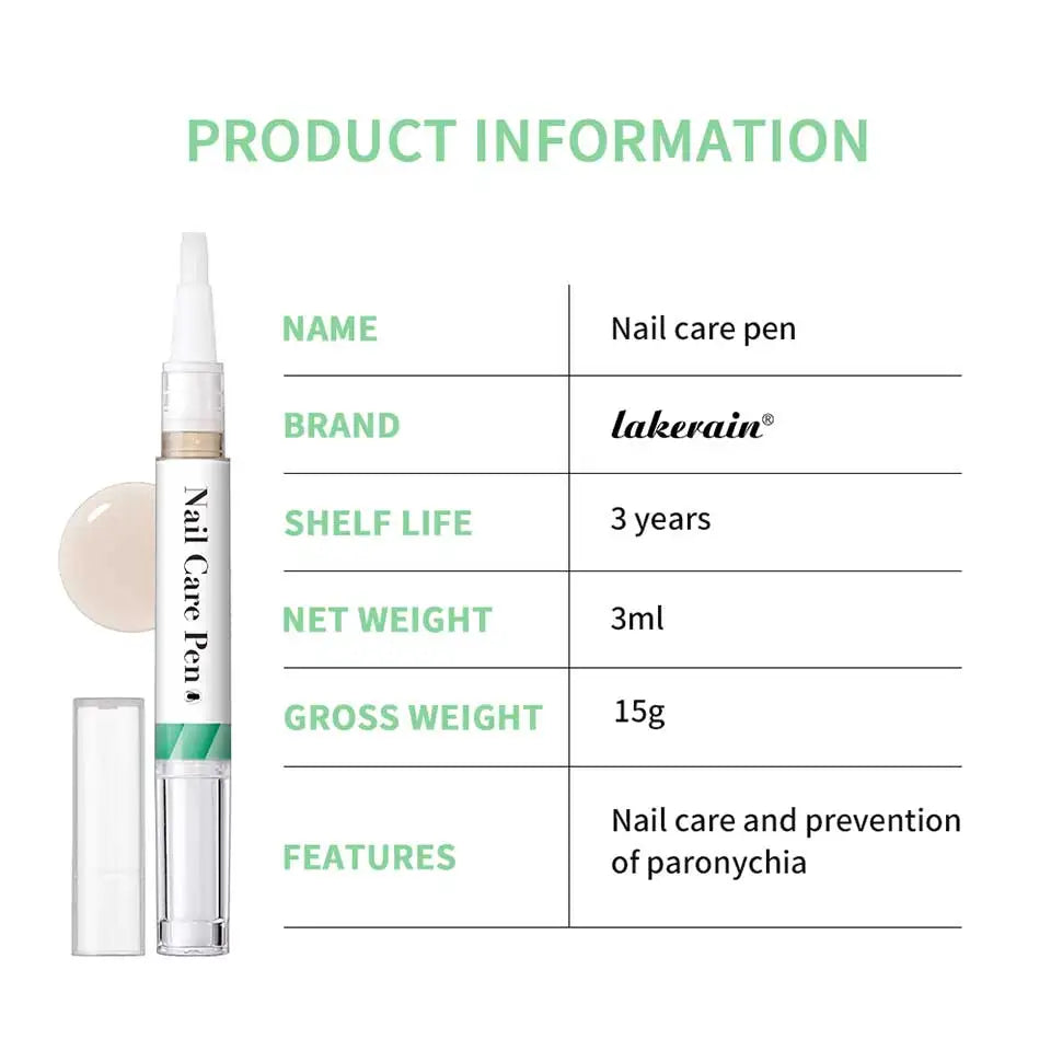 1/2pc Nail Care Mild Ingredients Prevent Damaged Nail Bed Treat Onychomycosis Nail Repair Pen For Nail Beauty Health Care Tool