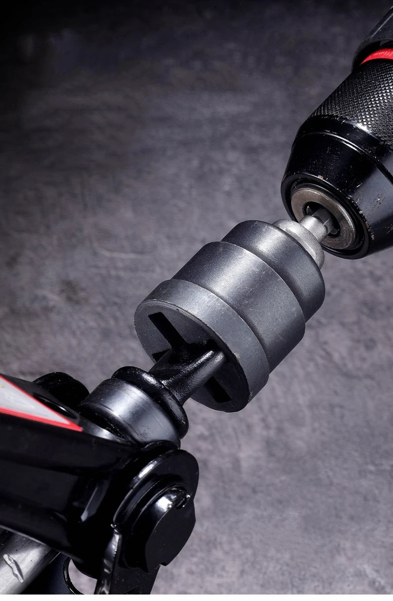 Scissor Jack Adapter Socket Universal Chrome Vanadium Steel Electric Impact Drill Ratchet Wrench Car Jack Lifting Tool Accessory