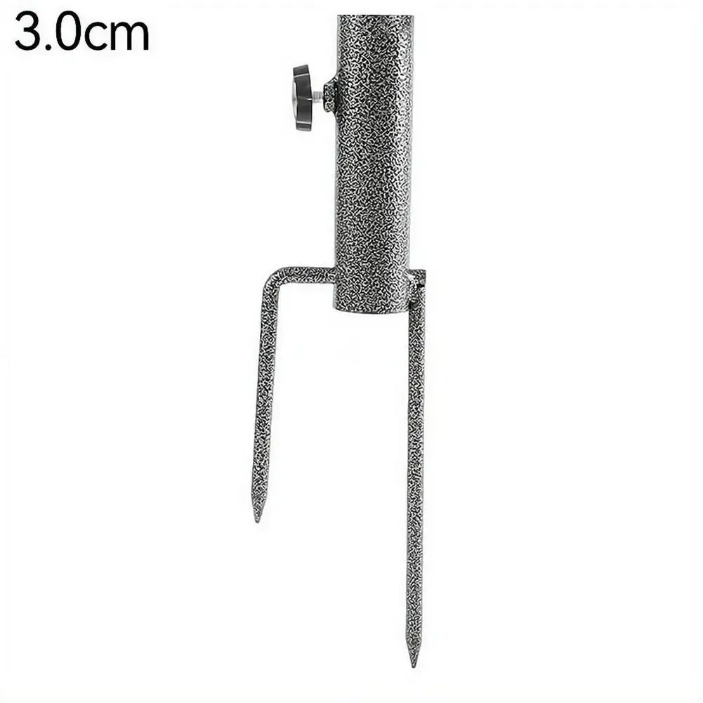 Black Diamond Sun Umbrella Inserted Beach Fishing Gear Yard Umbrella Base Two Feet Nailed for Sitting