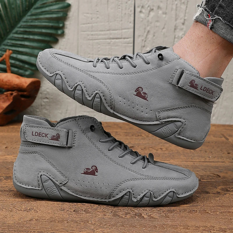 Mens Shoes Original Sneakers Shoes Men's High Top Ankle Boots Breathable and Comfortable Soft Sole Luxury Fashion Men's Shoes