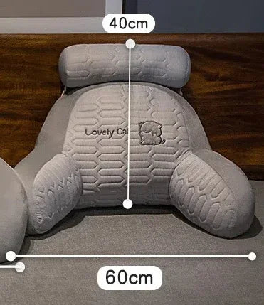 Bed Headboard Dorm Room Supportive Pillow Latex Large Backrest Cushion Comfortable for Reading Phone Gaming Household Daily Use