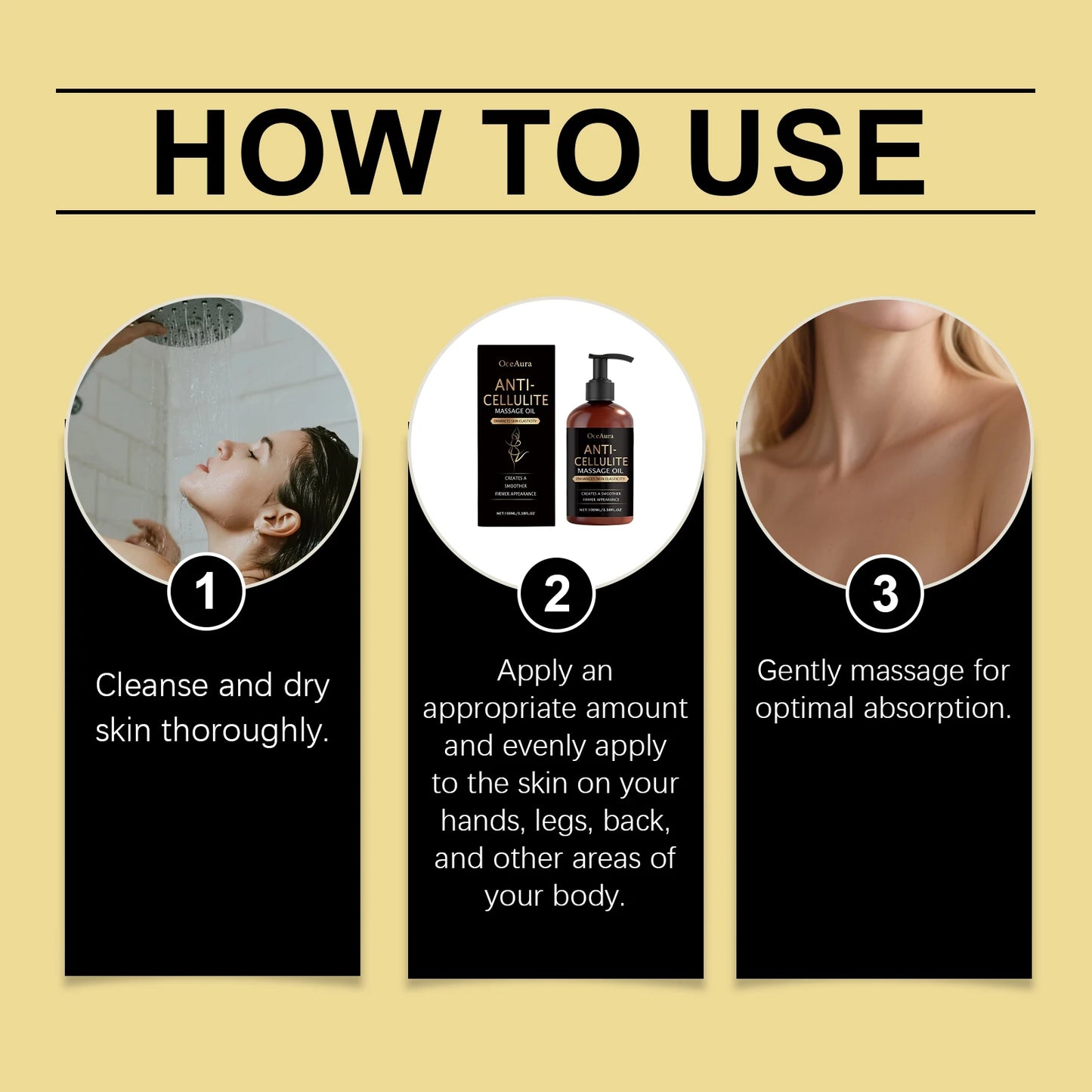 Body Massage Oil for Firming Hydration Dry Skin Moisturizer Winter Skincare Gift Set Refreshing Non Greasy Aromatherapy Festive
