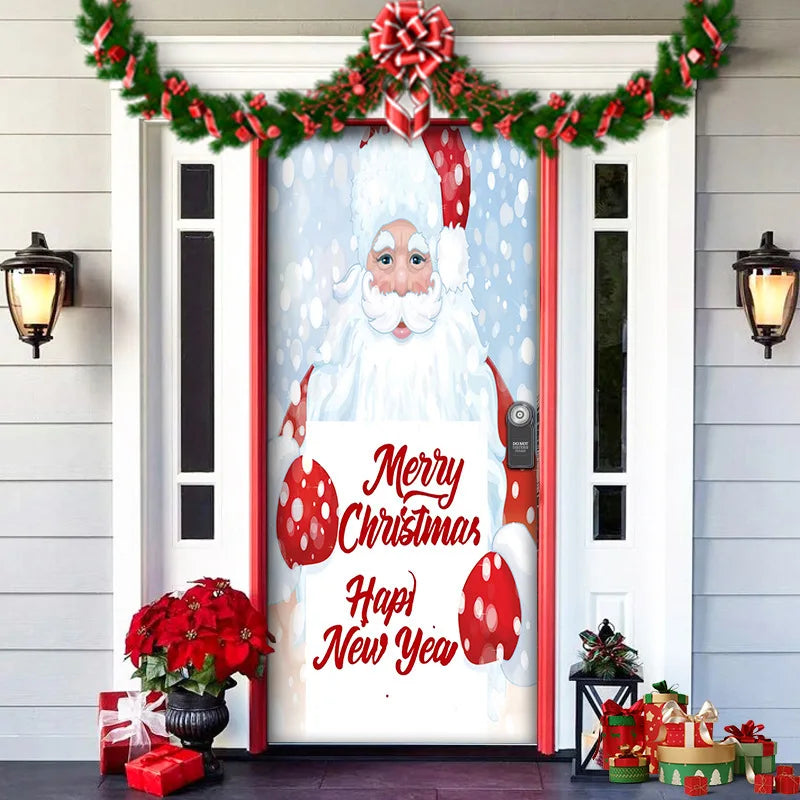 Halloween Decoration Door Curtain Cartoon Ghost Pumpkin Reindeer Home Horry Hanging Ornament Dream Party Entrance Navidad
