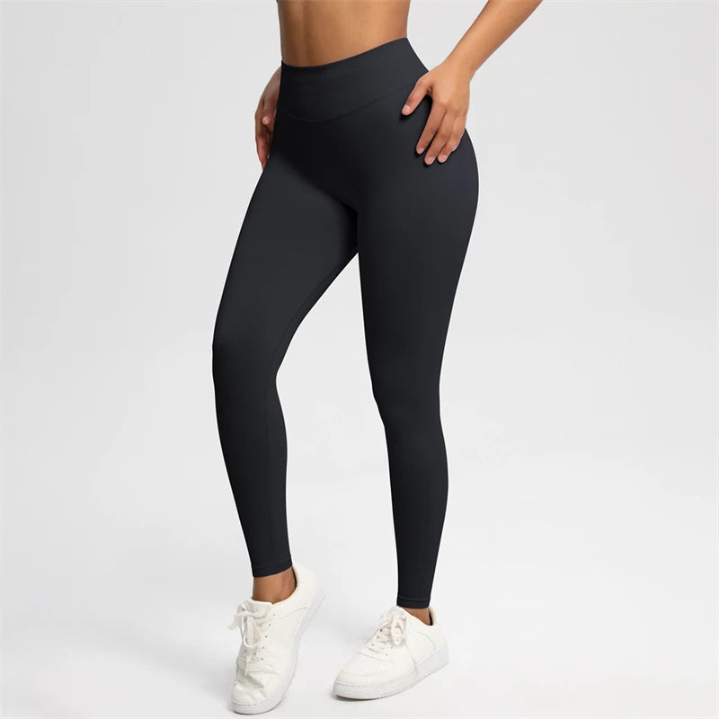 2026 Bum Shaping Leggings Women Seamless Sports Yoga Pants Low Ribbed Band Gym clothes Fitness Workout Scrunch Butt Tight