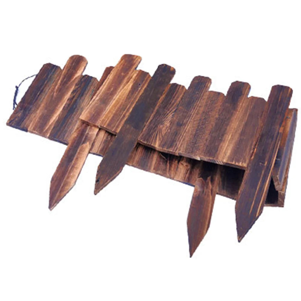Wall Guardrail Outdoor Fence Decorative Landscape Border Garden Edging Picket Courtyard Fences Wood Lawn The for