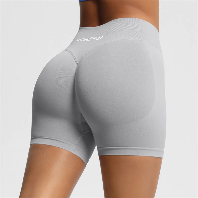 BUM Shaping Yoga Shorts Woman Stretch Breathable Peach Hip Fitness Running Shorts Hip High Stretch Impact Wicks Gym Shorts