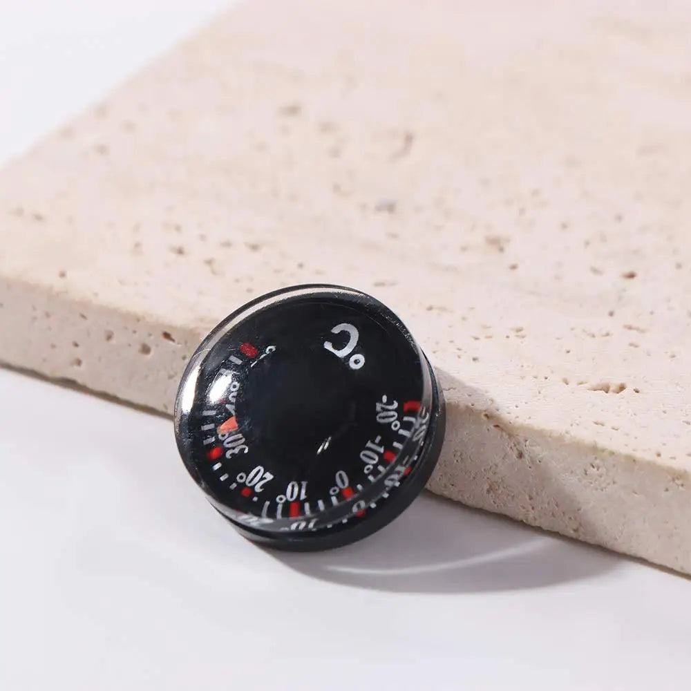 Mini Circular Thermometer Waterproof Scale Measurement Dial Thermometer Plastic 20mm High Accuracy Thermometer Kitchen