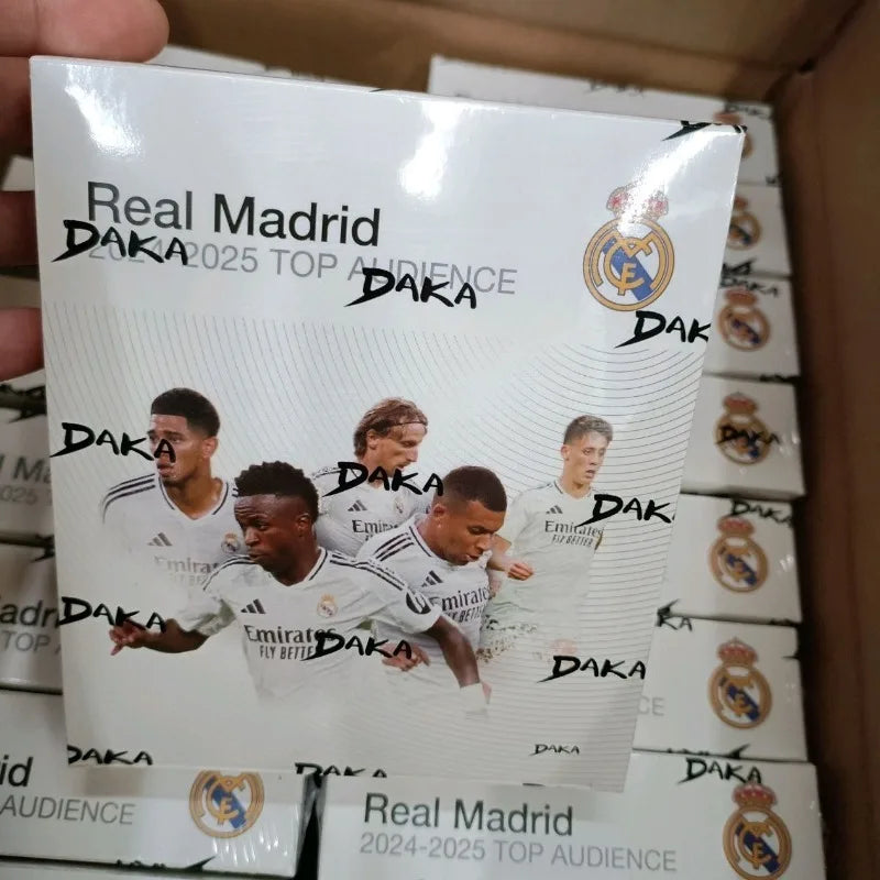 Daka Authentic 2024-2025 Barcelona Team Box Football Star Amine Yamal Collector's Cards with Items Real Madrid Team Box Cards