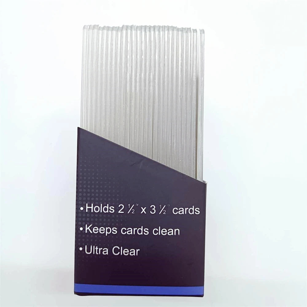 3"X4" Card Sleeves Top Loaders Baseball Trading Sports Football Card Protectors Hard Plastic Toploader Cards Holder Penny Sleeve