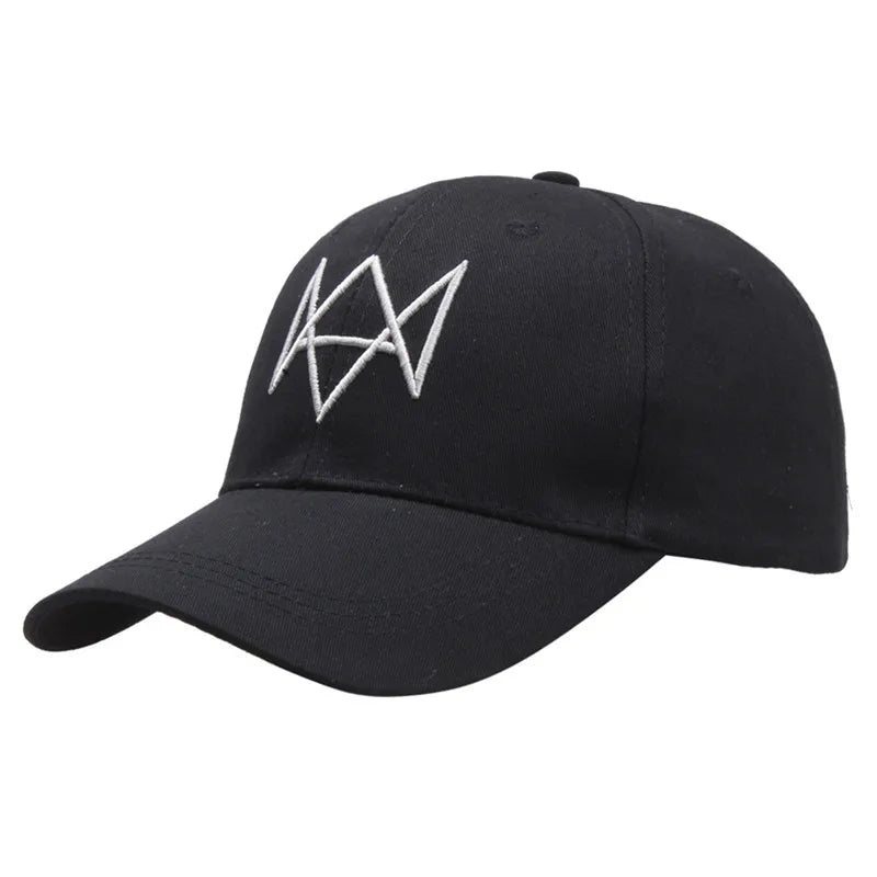 Game Watch Dog Baseball Cap Hip Hop Cap Cosplay Snapback Trucker Embroidery Sunscreen Hat Unisex Golf Cap