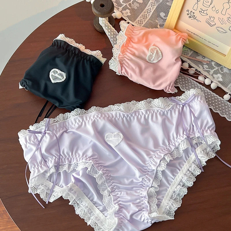Sexy panties Plus size ropa interior femenina lace lenceria sweet calzones para mujer high elasticity underwear women Lingerie